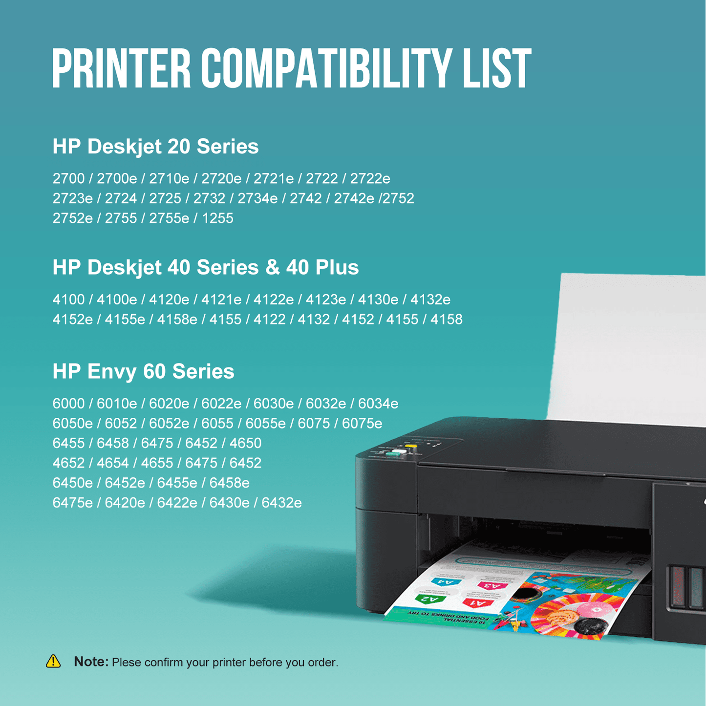 67XL Ink Cartridge for HP Ink 67 HP 67XL for HP Deskjet 2700 2700e 2752 2752e 2755 2755e 4155e Envy 6000 6055 6055e Printer (1 x Tri-Color)